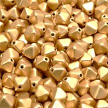 Kaksoiskartio 6 mm opaakki metallihohto mattakulta 20 kpl