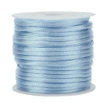 Satiininyöri 2 mm vaaleansininen n. 10 m