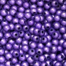 Akryylihelmi heijastava pyöreä 6 mm violetti 30 kpl