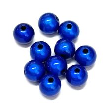 Akryylihelmi heijastava pyöreä 8 mm sininen 10 kpl
