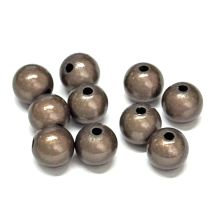 Akryylihelmi heijastava pyöreä 8 mm tuhkanharmaa 10 kpl