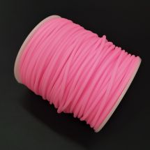 "Kumiputki" 2 mm Jewelry Tube Pink metreittäin