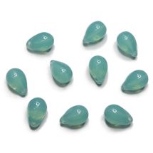 Pisarahelmi 9x6 mm opaali seafoam 10 kpl