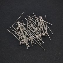 Korupiikki tasapää hopeoitu 2.5 cm 48-50 kpl