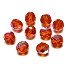 Särmikäs lasihelmi sateenkaari oranssi