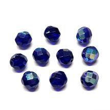 Särmikäs lasihelmi sateenkaari tumma koboltti