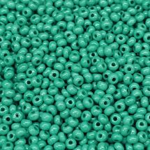 Siemenhelmi 6/0 Tsekki terra intense vaalea merenvihreä (V) 10 g