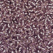 Siemenhelmi 6/0 Tsekki hopeasisus kylmä roosa (V) 10 g