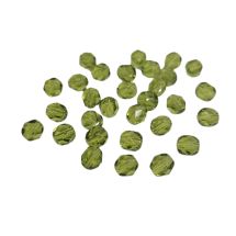 Särmikäs lasihelmi kirkas oliivi