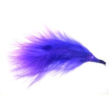 Sulka "marabou" värjätty sinivioletti 1 kpl n. 10-15 cm