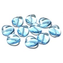 Aaltokolikko 15.5x14 mm kirkas aqua 10 kpl