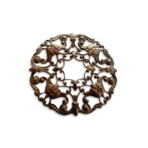 Vintaj Natural Brass™ ornamenttiseppele filigraani 49 mm 1 kpl