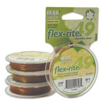 Flexrite 0.45 mm 49-kierrettä koruvaijeri puola copper 9 m