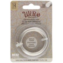 WIRE Elements® kuparilanka 1,5 mm/14gauge silver color 1,8 m