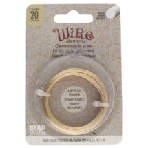 WIRE Elements® kuparilanka 0,8 mm/20gauge gold color 6 m