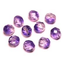 Särmikäs lasihelmi värikäsitelty violetti/hile