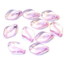 Twist ovaalihelmi 18x12 mm kirkas vaaleanpunainen 10 kpl
