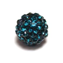 Shamballa-helmi 10 mm tumma capri 1 kpl