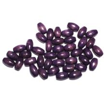 Puuhelmi soikea 10x6 mm violetti n. 10 g