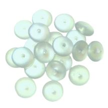 Rondelli 6 mm matta AB musta timantti 20 kpl