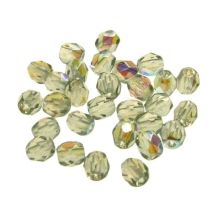 Särmikäs lasihelmi sateenkaari musta timantti