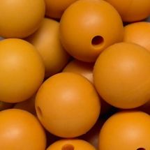 Silikonihelmi pyöreä kurpitsa