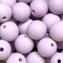 Silikonihelmi pyöreä laventeli