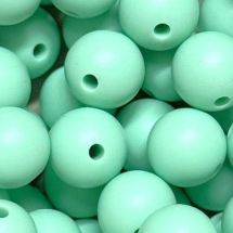 Silikonihelmi pyöreä minttu