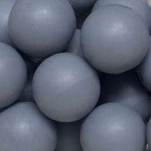 Silikonihelmi pyöreä tummanharmaa