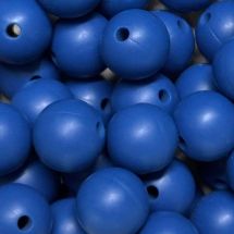 Silikonihelmi pyöreä tummansininen