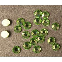 Swarovski strassi SS12 3.1 mm peilipohja Peridot 10 kpl