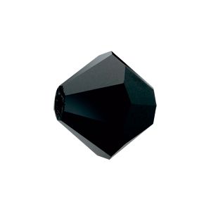 Preciosa® MC Bead Rondelle 6 mm Jet 5 kpl