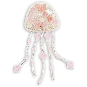 Helmikirjailtava korupakkaus Jellyfish 4,5x10 cm