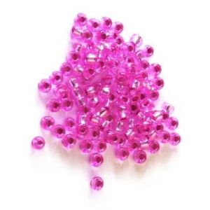 Siemenhelmi 10/0 Tsekki hopeasisus pinkki (V) 10 g