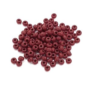 Siemenhelmi 8/0 Tsekki opaakki punaruskea 20 g