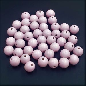 Puuhelmi Detoa pyöreä 12 mm kylmä vaaleanpunainen pyökkiä n. 45 kpl