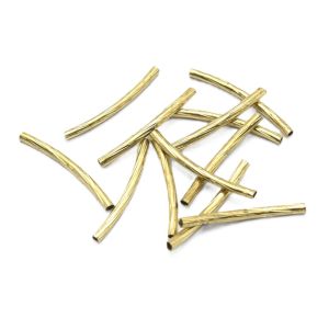 Metallihelmi messinki kaareva urakuvioitu putki 25x2 mm 10 kpl