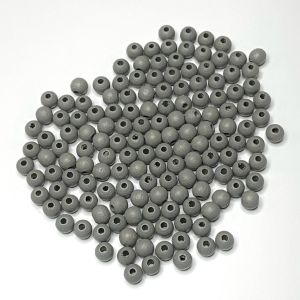 Puuhelmi Detoa pyöreä 6 mm tuhkanharmaa pyökkiä n. 150 kpl