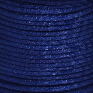 Satiininyöri 2 mm tumma safiirinsininen 1 m