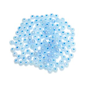 Siemenhelmi 8/0 Tsekki helmiäinen kiiltävä vaaleansininen 10 g