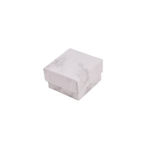 Lahjarasia sormukselle n. 5,2x5,2x3,3 cm valkoinen marmori