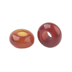 Isoreikäinen kividonitsihelmi karneoli n. 14x8 mm 1 kpl