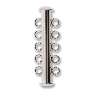 Putkilukko magneettinen viisirivinen 32 mm hopeoitu