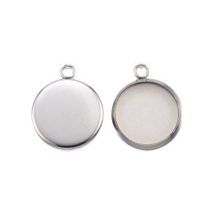 Riipuspohja / kapussipohja / kehys pyöreä kuppi 12 mm 304 terästä 4 kpl