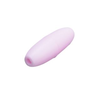 Turvalukko muovia kapea suippo vaaleanpunainen 20x11 mm