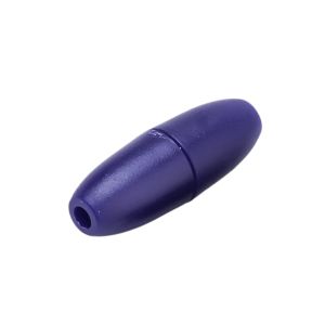 Turvalukko muovia kapea suippo tummansininen 20x11 mm