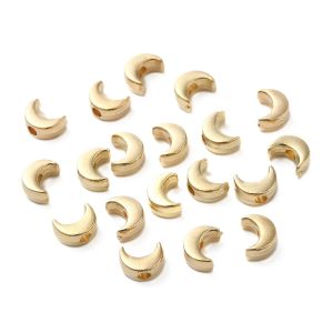 Synteettinen helmi kuu kullanvärinen n. 7x5mm n. 25 kpl