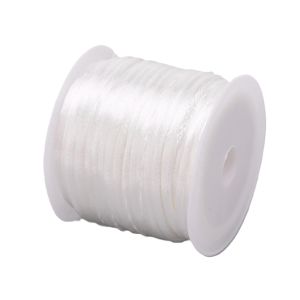 Satiininyöri 2 mm valkoinen n. 10 m