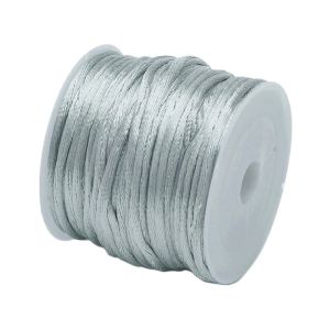 Satiininyöri 2 mm hopea n. 10 m