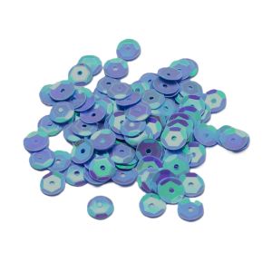 Paljetti kuppi 5 mm opaali AB vaaleansininen 5g